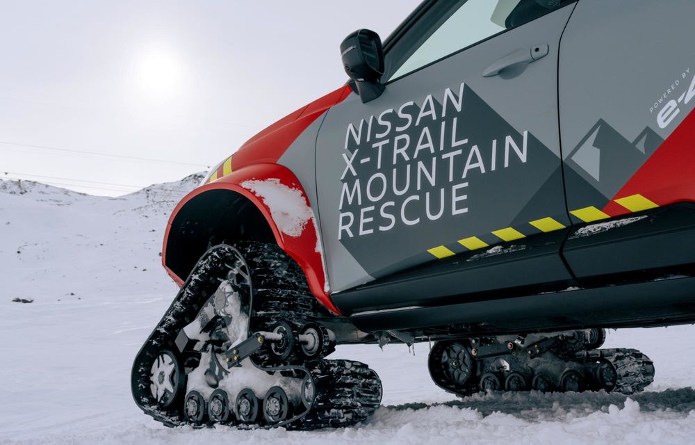 Nissan X-Trail, transformat într-o mașină pentru salvamontiști - Poza 31