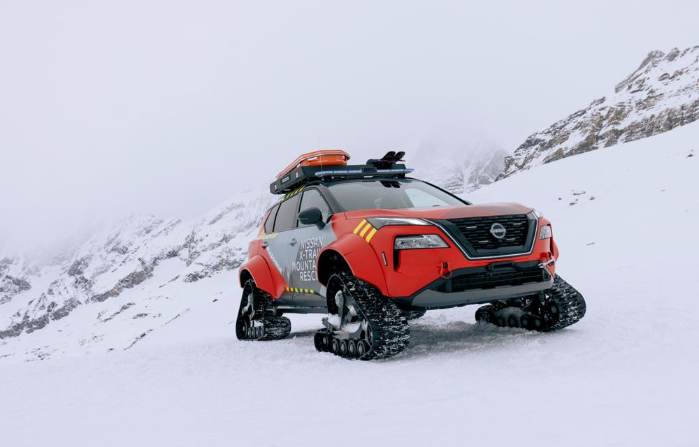 Nissan X-Trail, transformat într-o mașină pentru salvamontiști - Poza 6