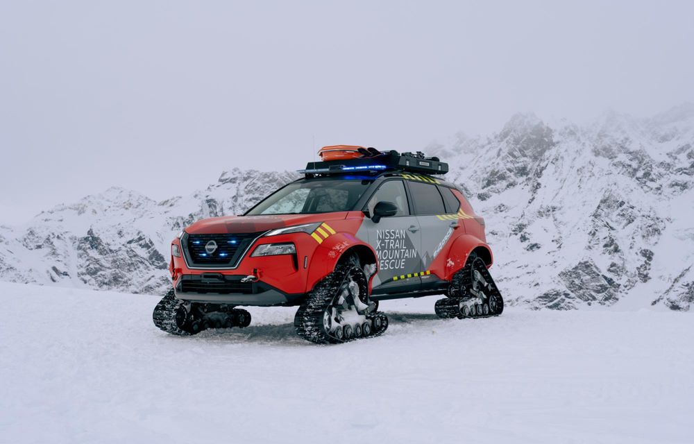Nissan X-Trail, transformat într-o mașină pentru salvamontiști - Poza 7