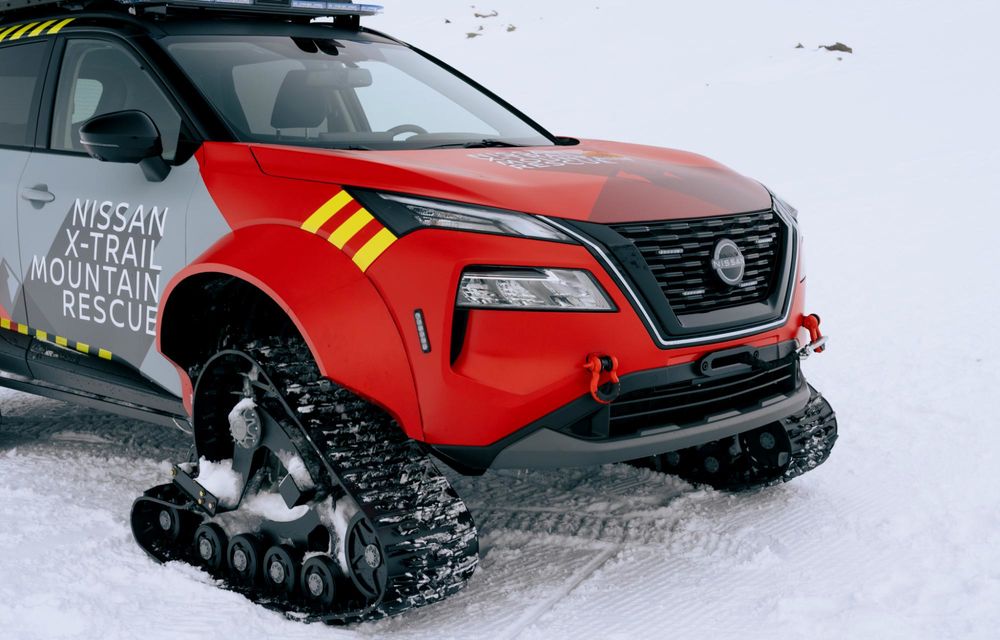 Nissan X-Trail, transformat într-o mașină pentru salvamontiști - Poza 28