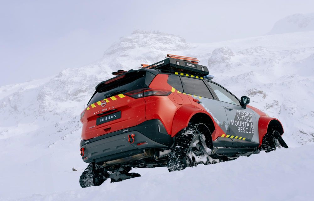 Nissan X-Trail, transformat într-o mașină pentru salvamontiști - Poza 9