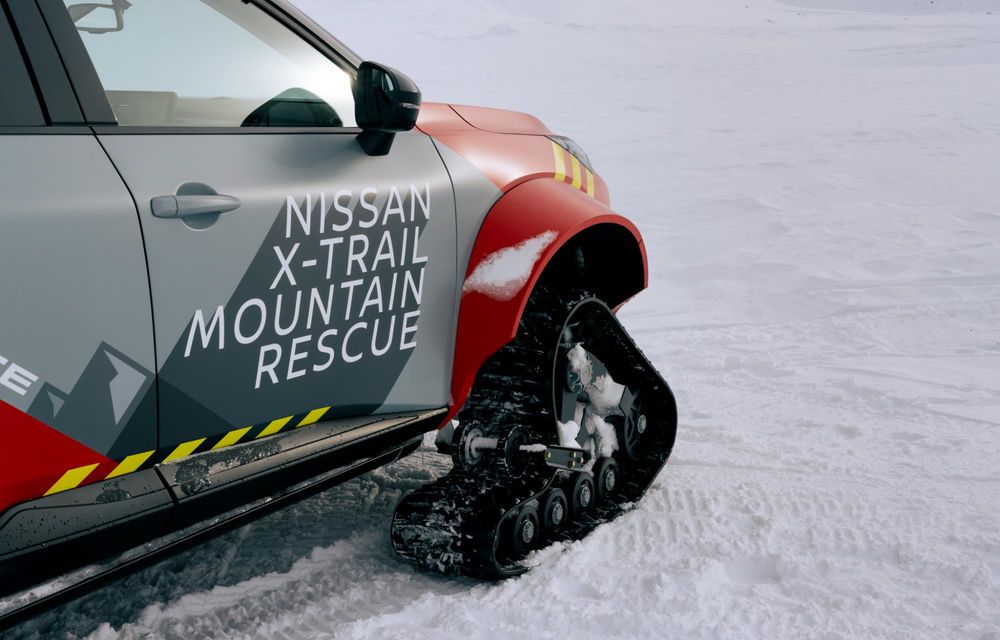 Nissan X-Trail, transformat într-o mașină pentru salvamontiști - Poza 32