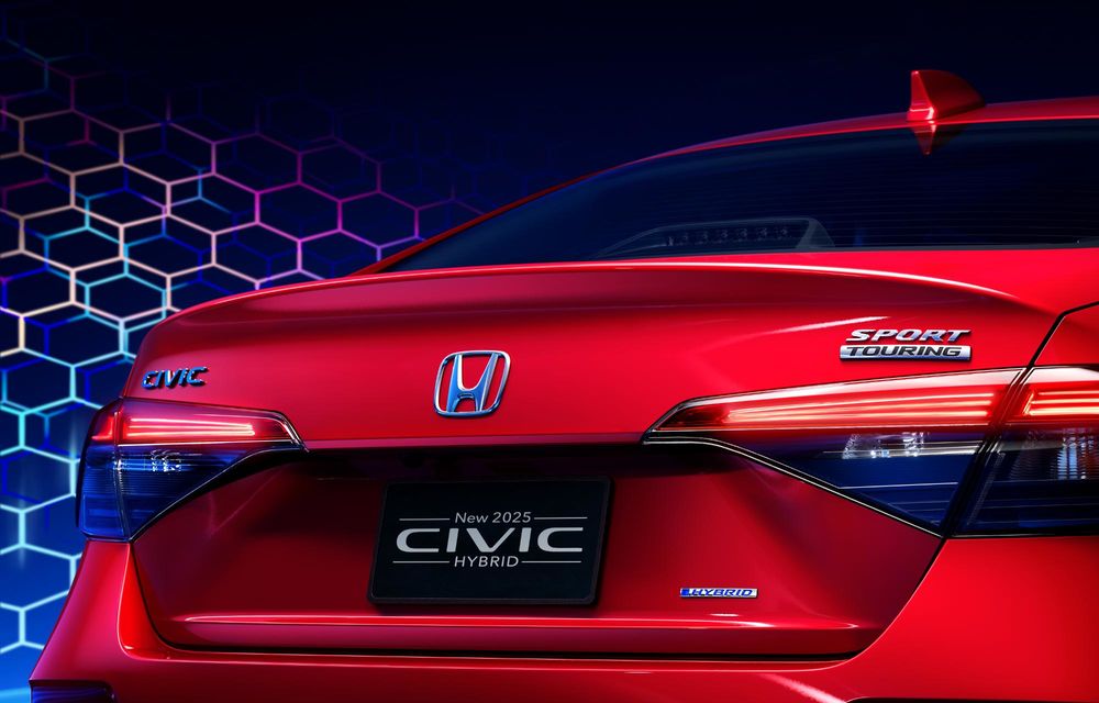 Primele imagini oficiale cu noua Honda Civic facelift - Poza 2
