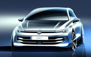Primele schițe de design cu viitorul Volkswagen Golf facelift