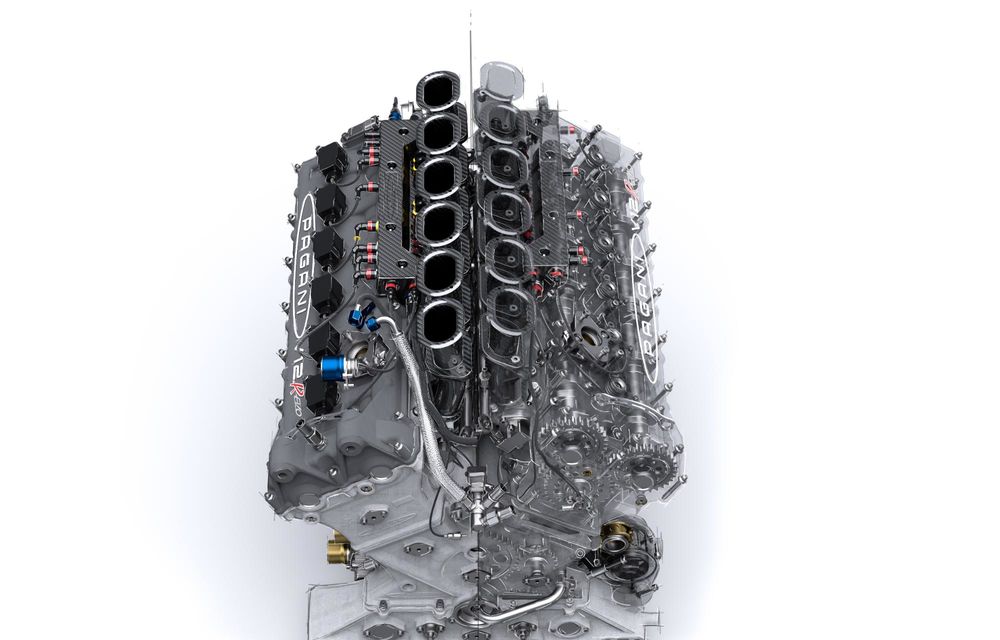 Noul Pagani Huayra R Evo, cel mai puternic Pagani din istorie: motor V12 de 900 CP - Poza 13