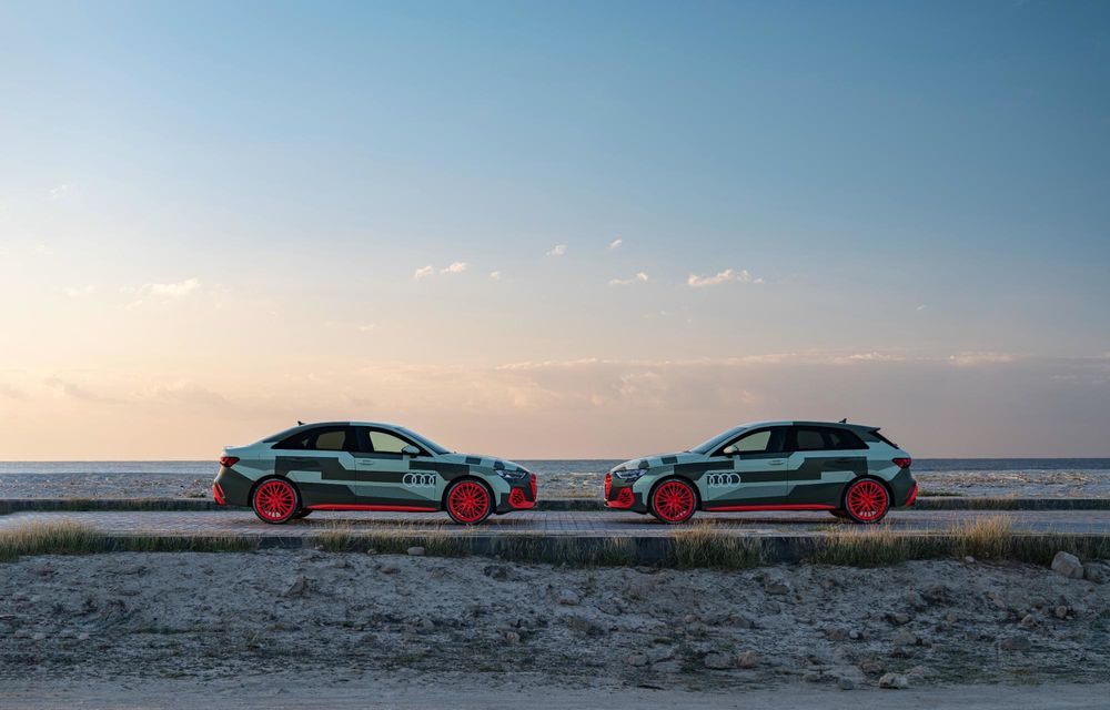 Imagini cu noul Audi S3 facelift: motorul dezvoltă 333 de cai putere - Poza 2