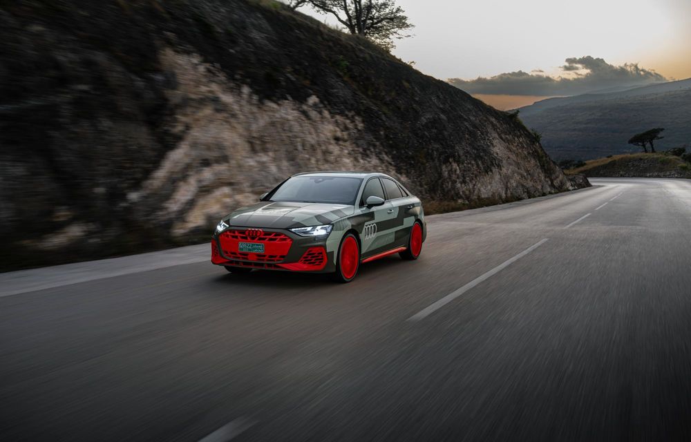 Imagini cu noul Audi S3 facelift: motorul dezvoltă 333 de cai putere - Poza 3