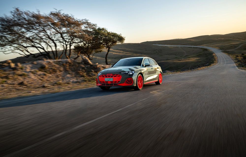 Imagini cu noul Audi S3 facelift: motorul dezvoltă 333 de cai putere - Poza 6
