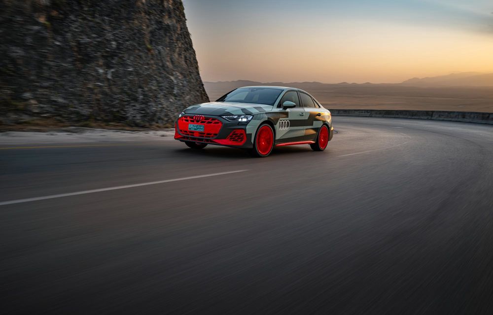 Imagini cu noul Audi S3 facelift: motorul dezvoltă 333 de cai putere - Poza 4