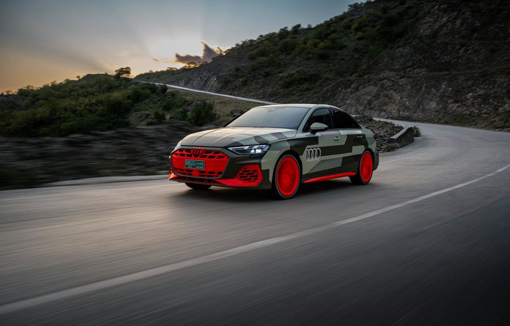Imagini cu noul Audi S3 facelift: motorul dezvoltă 333 de cai putere - Poza 5