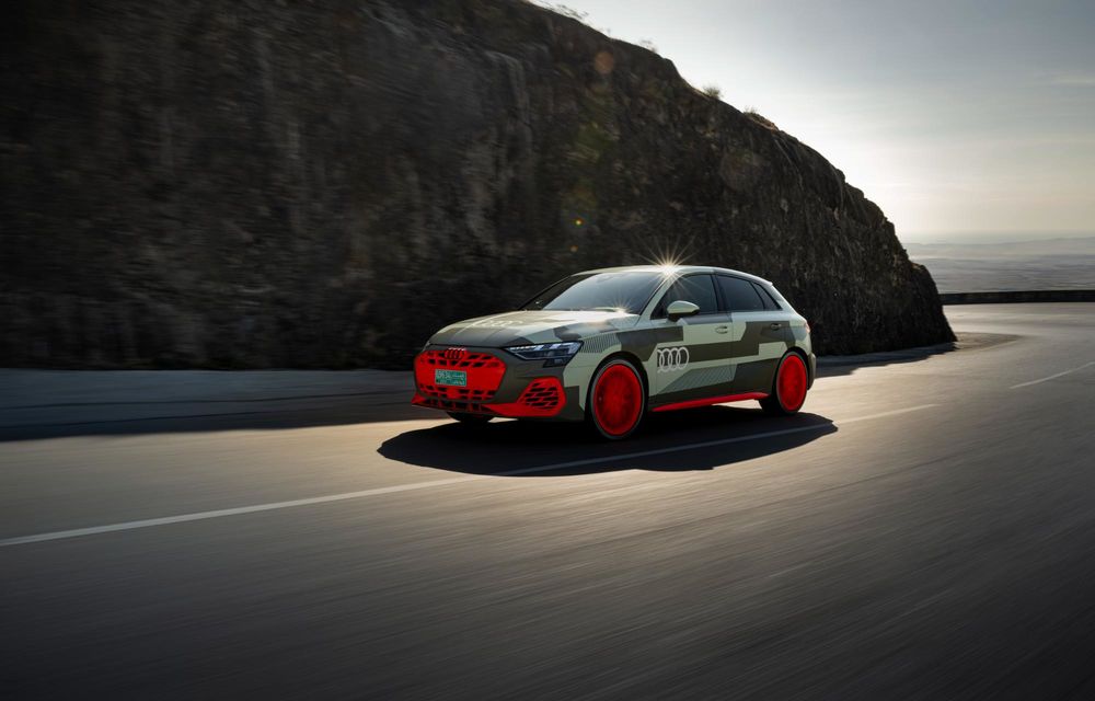 Imagini cu noul Audi S3 facelift: motorul dezvoltă 333 de cai putere - Poza 8