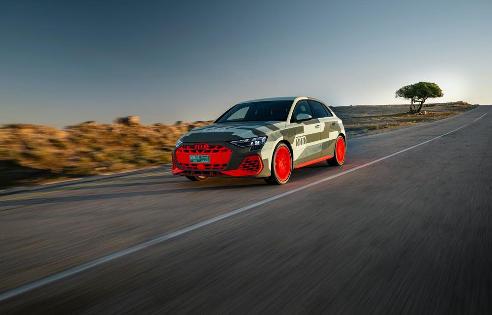 Imagini cu noul Audi S3 facelift: motorul dezvoltă 333 de cai putere - Poza 9