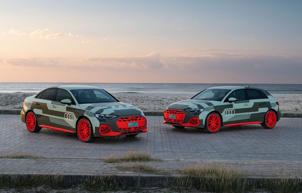 Imagini cu noul Audi S3 facelift: motorul dezvoltă 333 de cai putere - Poza 1
