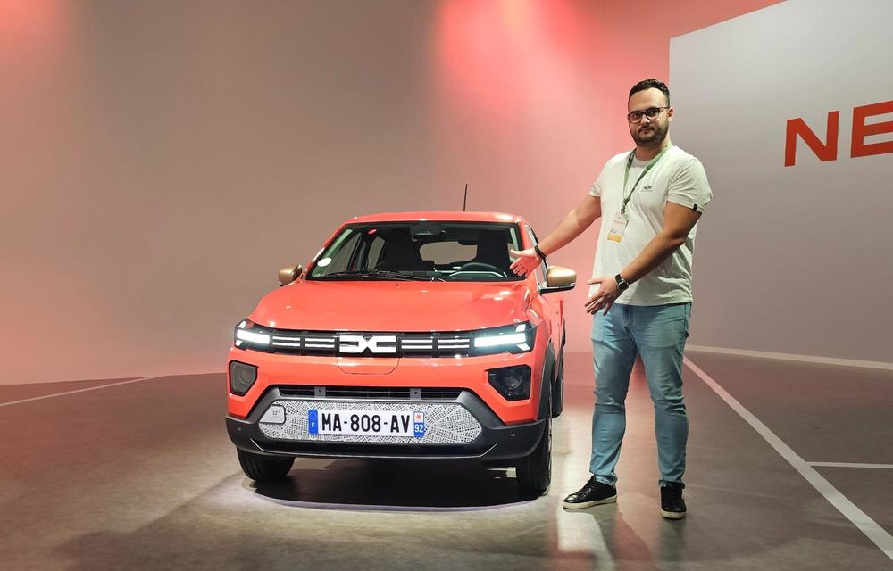 PREMIERĂ: Am văzut pe viu noua Dacia Spring. 5 lucruri esențiale despre modelul electric+VIDEO - Poza 1