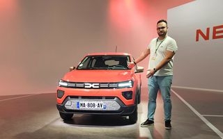PREMIERĂ: Am văzut pe viu noua Dacia Spring. 5 lucruri esențiale despre modelul electric+VIDEO