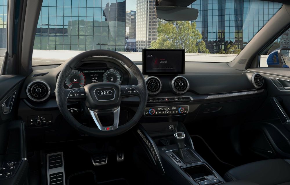 Noutăți pentru Audi Q2: instrumentar digital și ecran central mai mare în standard - Poza 2
