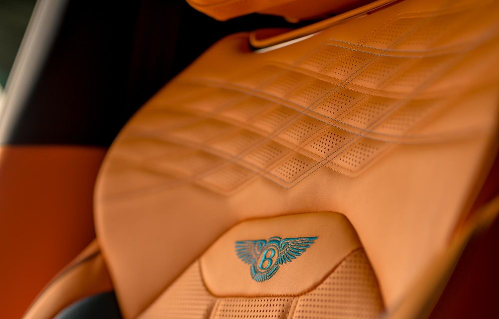 Exemplar unicat Bentley Bentayga EWB Kingfisher: temă exterioară bicoloră - Poza 8