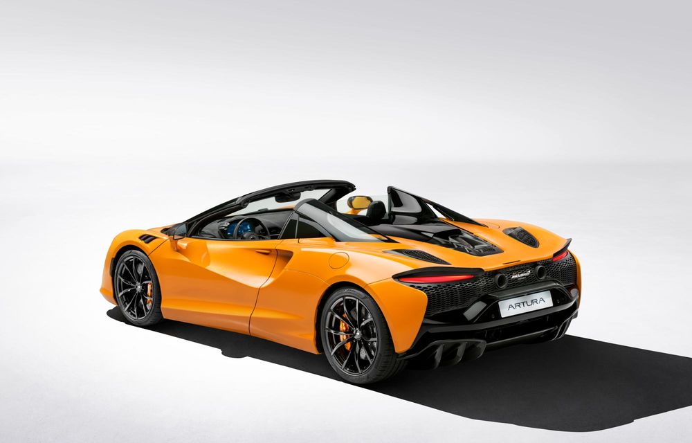 Noul McLaren Artura Spider debutează cu 700 CP și 330 km/h viteză maximă - Poza 6