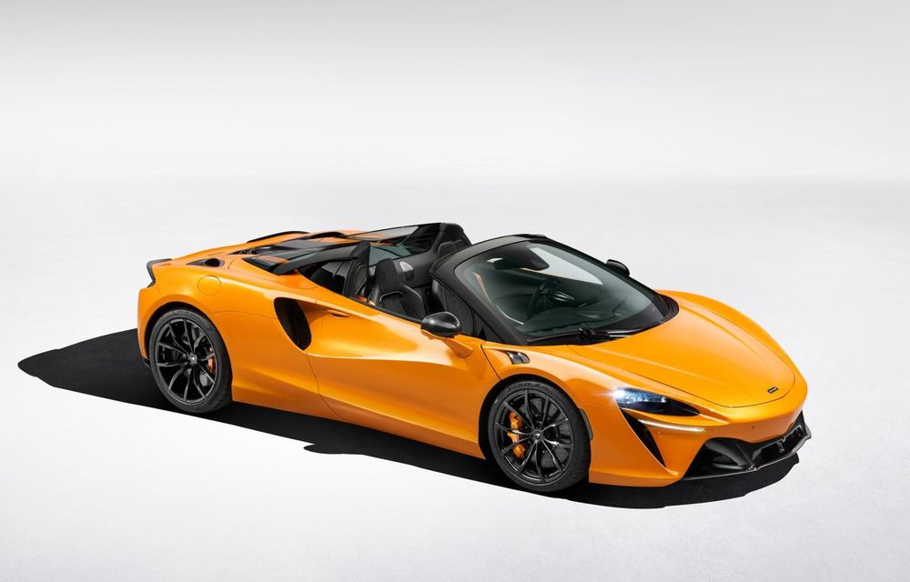 Noul McLaren Artura Spider debutează cu 700 CP și 330 km/h viteză maximă - Poza 1