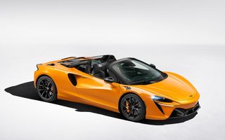 Noul McLaren Artura Spider debutează cu 700 CP și 330 km/h viteză maximă