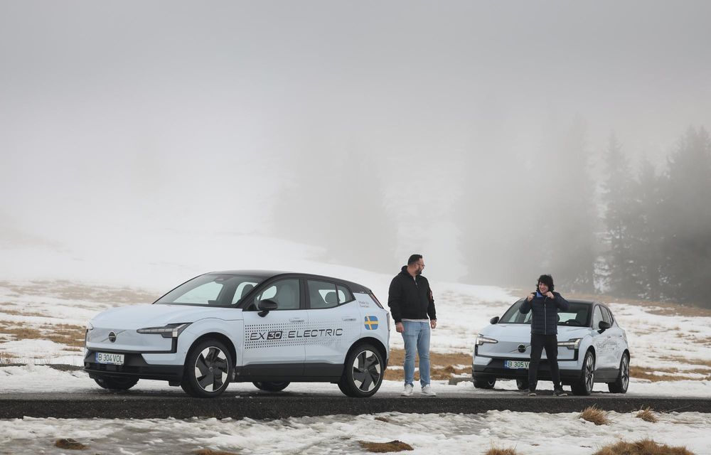 Dublu Impact: Am testat gemenii Volvo EX30 la înălțime, în condiții dure de iarnă - Poza 3