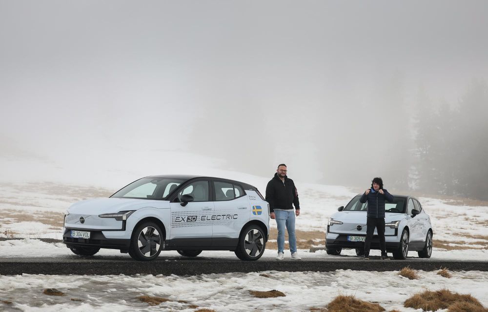 Dublu Impact: Am testat gemenii Volvo EX30 la înălțime, în condiții dure de iarnă - Poza 4