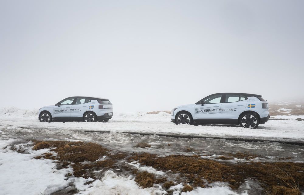 Dublu Impact: Am testat gemenii Volvo EX30 la înălțime, în condiții dure de iarnă - Poza 7