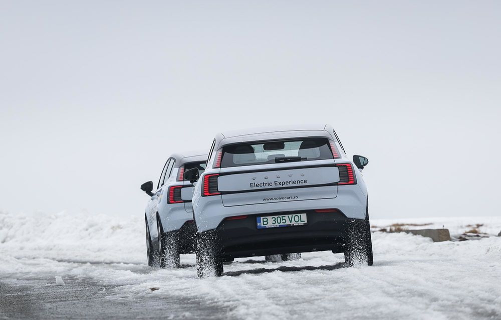 Dublu Impact: Am testat gemenii Volvo EX30 la înălțime, în condiții dure de iarnă - Poza 9