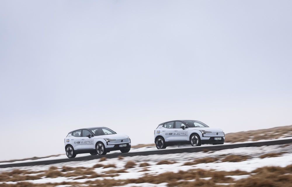 Dublu Impact: Am testat gemenii Volvo EX30 la înălțime, în condiții dure de iarnă - Poza 11