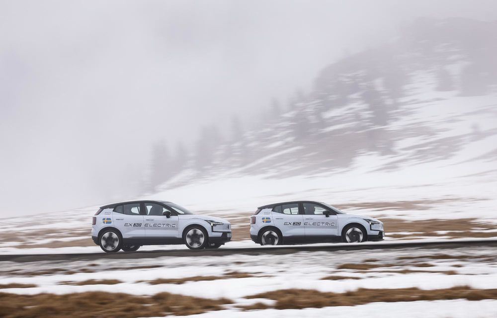 Dublu Impact: Am testat gemenii Volvo EX30 la înălțime, în condiții dure de iarnă - Poza 13