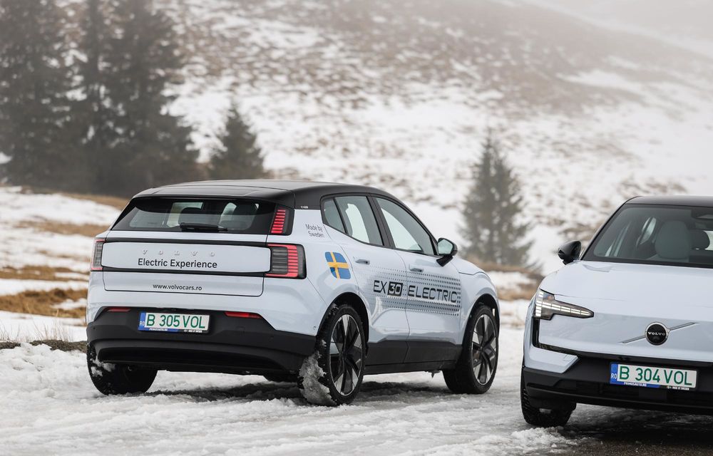 Dublu Impact: Am testat gemenii Volvo EX30 la înălțime, în condiții dure de iarnă - Poza 17