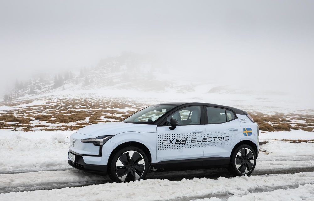 Dublu Impact: Am testat gemenii Volvo EX30 la înălțime, în condiții dure de iarnă - Poza 33