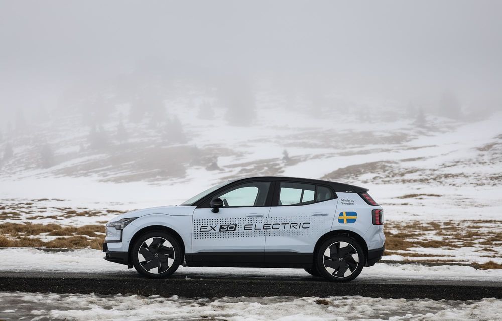 Dublu Impact: Am testat gemenii Volvo EX30 la înălțime, în condiții dure de iarnă - Poza 34