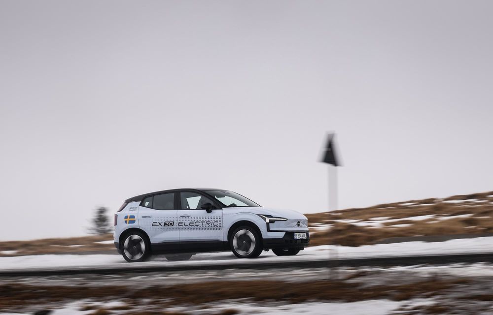 Dublu Impact: Am testat gemenii Volvo EX30 la înălțime, în condiții dure de iarnă - Poza 36