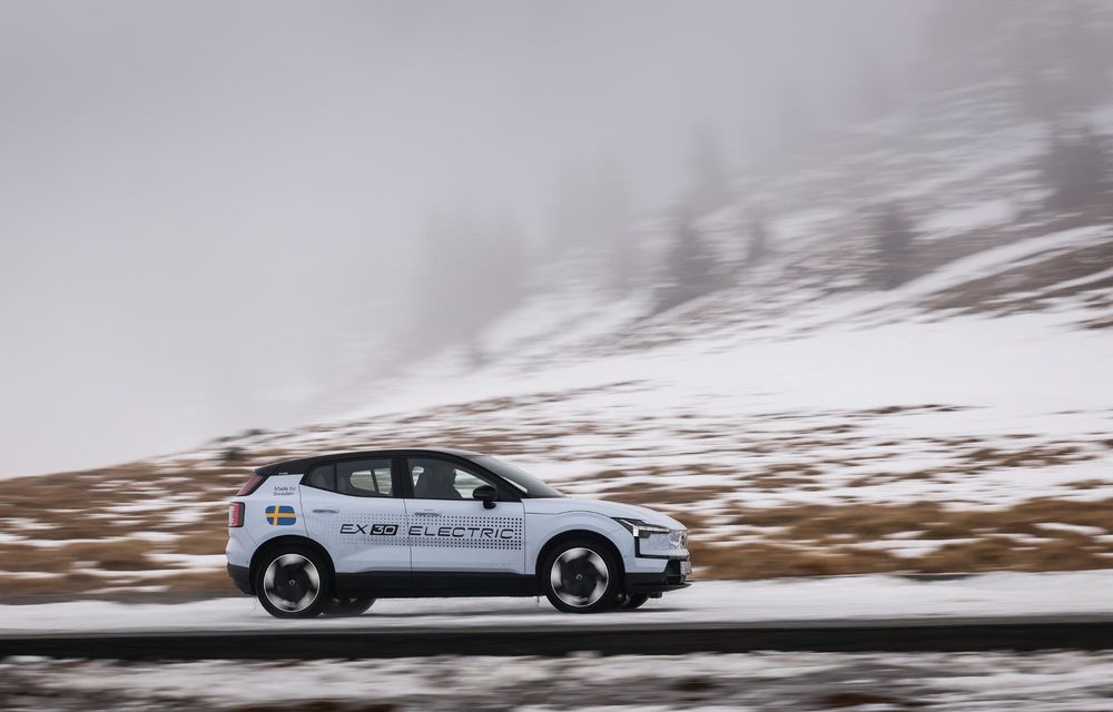 Dublu Impact: Am testat gemenii Volvo EX30 la înălțime, în condiții dure de iarnă - Poza 37