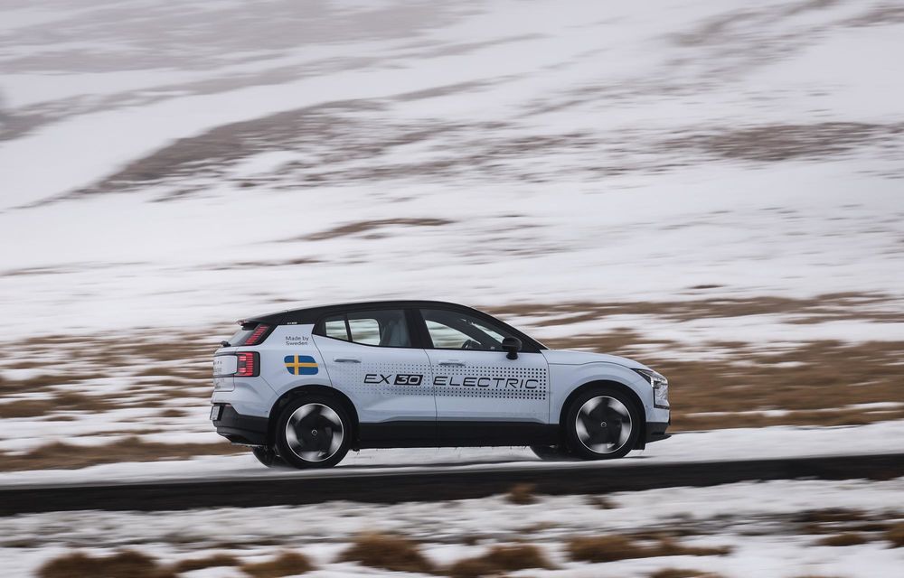 Dublu Impact: Am testat gemenii Volvo EX30 la înălțime, în condiții dure de iarnă - Poza 41