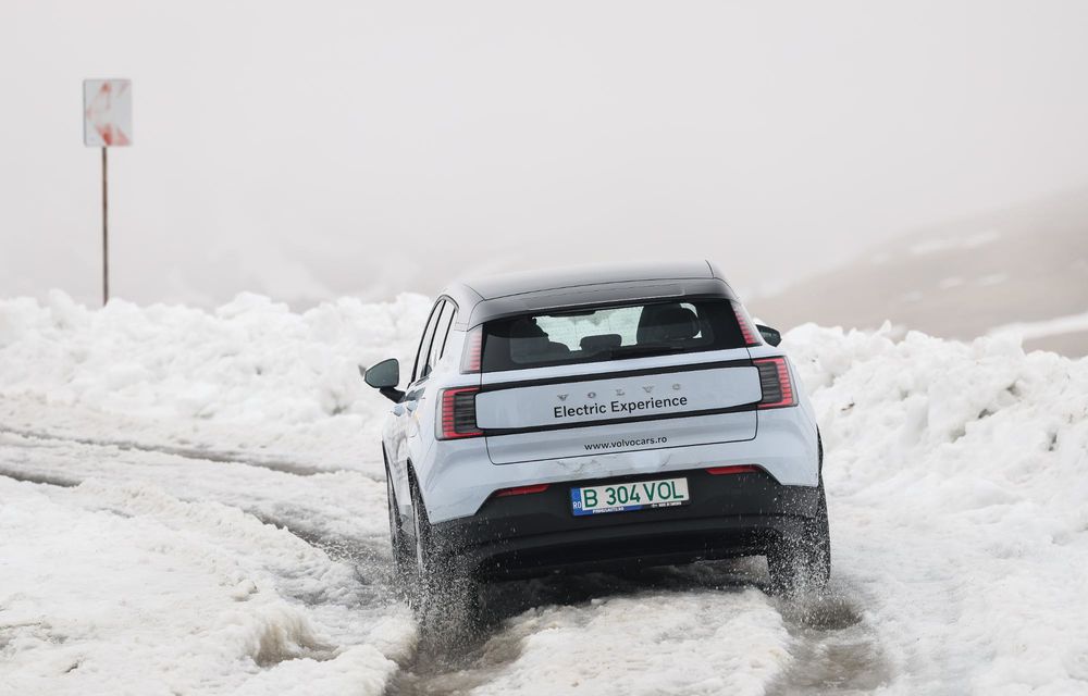 Dublu Impact: Am testat gemenii Volvo EX30 la înălțime, în condiții dure de iarnă - Poza 43