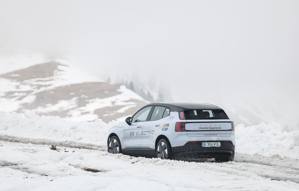 Dublu Impact: Am testat gemenii Volvo EX30 la înălțime, în condiții dure de iarnă - Poza 45