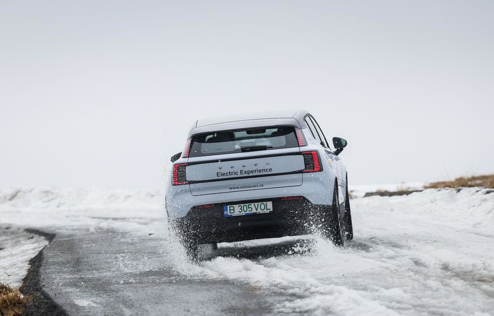 Dublu Impact: Am testat gemenii Volvo EX30 la înălțime, în condiții dure de iarnă - Poza 47
