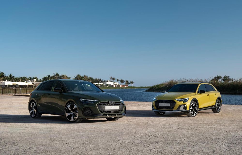 Noul Audi A3 facelift: în premieră, disponibil și în versiune crossover. Start de la 35.650 de euro - Poza 1