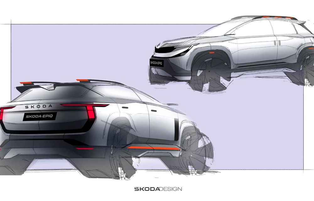 Noua Skoda Epiq: conceptul anunță un viitor crossover electric de 25.000 de euro - Poza 10