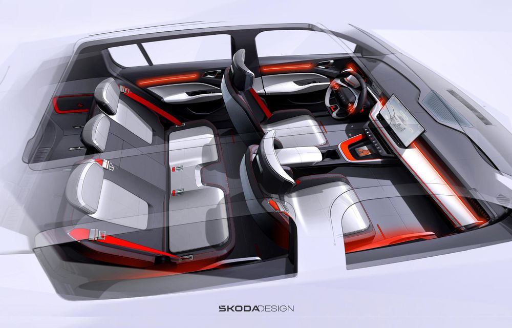 Noua Skoda Epiq: conceptul anunță un viitor crossover electric de 25.000 de euro - Poza 12