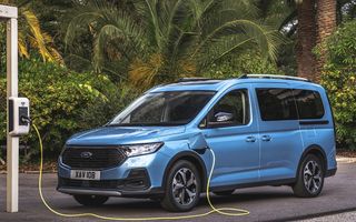 Noul Ford Tourneo Connect plug-in hybrid: până la 110 km autonomie pur electrică