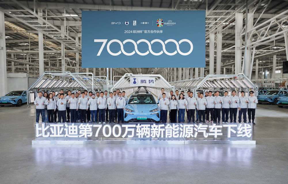 Chinezii de la BYD, un nou record: primii din lume care asamblează 7 milioane de mașini electrice și PHEV - Poza 1