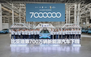 Chinezii de la BYD, un nou record: primii din lume care asamblează 7 milioane de mașini electrice și PHEV