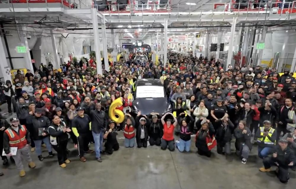 Tesla atinge un nou prag: 6 milioane de mașini electrice produse - Poza 1
