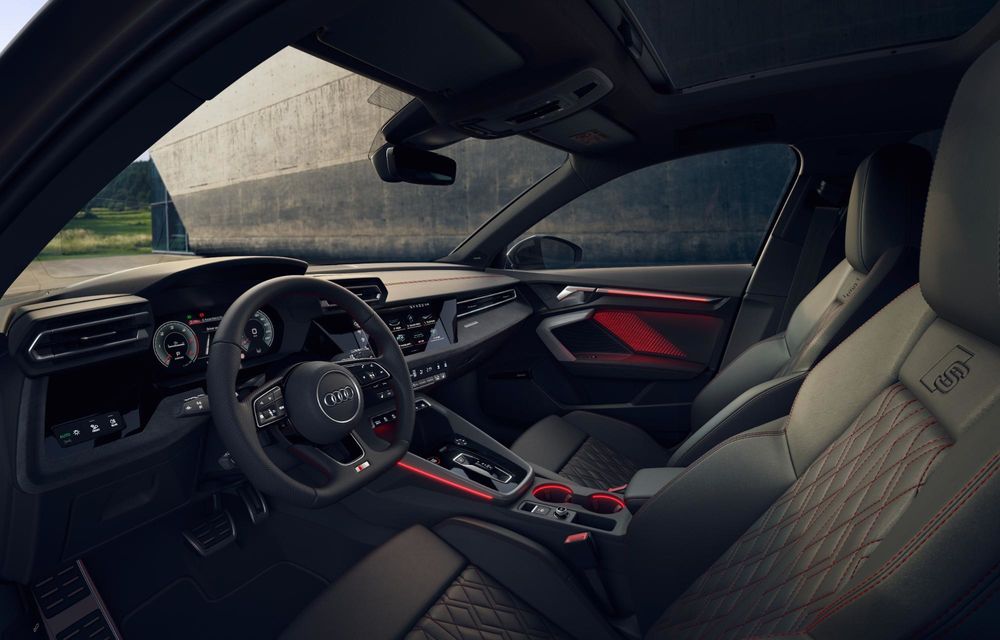 Noul Audi S3 facelift primește un motor mai puternic și un separator de cuplu, în premieră - Poza 99