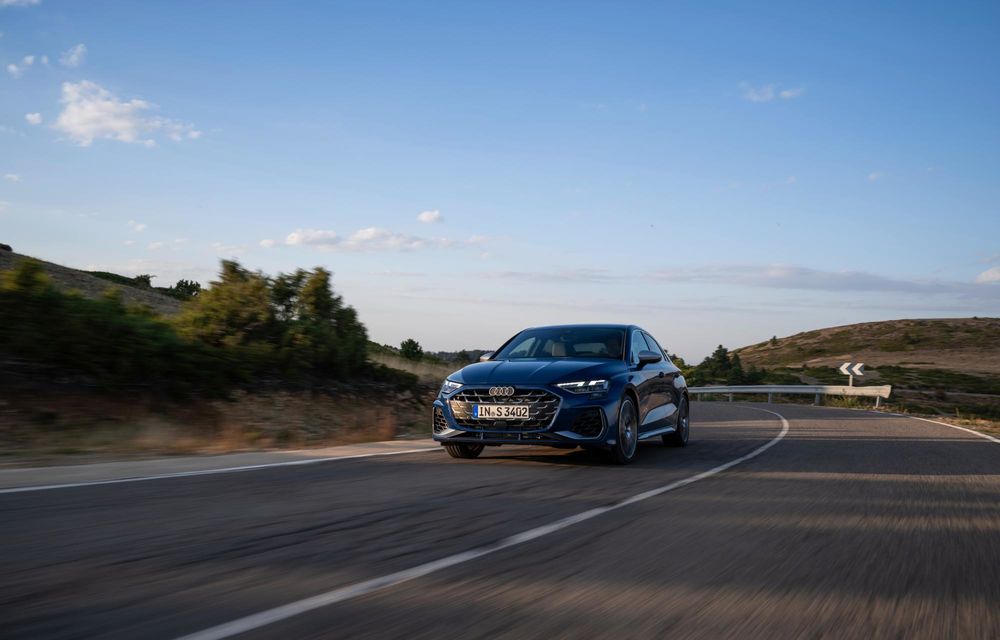 Noul Audi S3 facelift primește un motor mai puternic și un separator de cuplu, în premieră - Poza 3