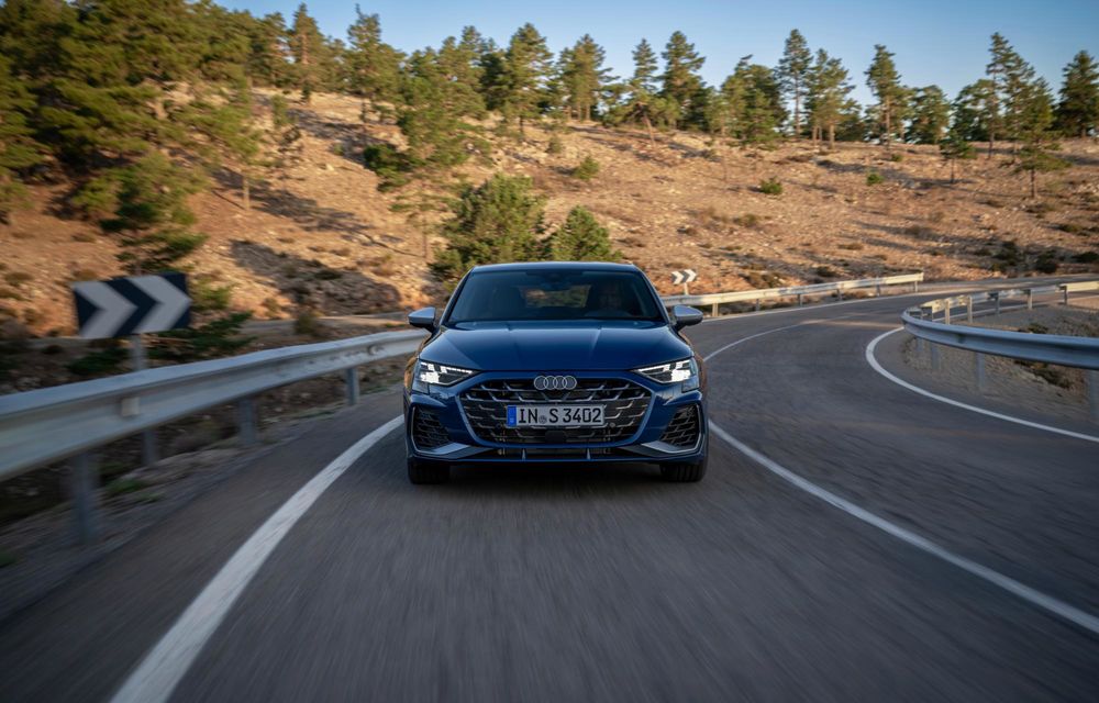 Noul Audi S3 facelift primește un motor mai puternic și un separator de cuplu, în premieră - Poza 6