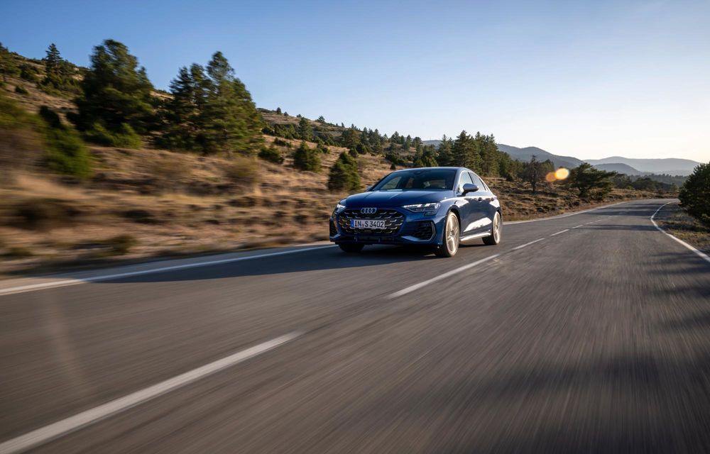 Noul Audi S3 facelift primește un motor mai puternic și un separator de cuplu, în premieră - Poza 12